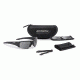ESS Crowbar Silver Logo Sunglasses Kit, Black Frame, Small-to-Medium EE9019-02
