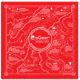 Essential Gear Stay Safe Bandana, Red EG100-BD-01