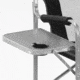 Eureka Directors Chair w/ Side table, Black/White 2571117