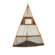 Laundry Basket with Mirror-Orange