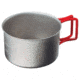 Evernew Titanium 400mL Cup w/ Folding Handle, Titanium, 696942