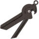 Everyman Porter Key Knife Folding Knife,1.25in,3Cr13 Stainless Steel,Standard Edge,Black Handle EMPKK