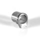Evolution Gun Works Carry Bevel Barrel Bushing, Drop-in Govt .699 OD .580 Angle Bore, .125in, Steel, Stainless, 14202