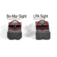 Evolution Gun Works Silverline Adj Rear Sight, LPA TRT Para Springfield, Black, 15110