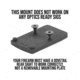 Evolution Gun Works Trijicon RMR Sight Mount for Sig P220-229, 320, 1.780 in, Aluminum, Matte Black Hardcoat, 49518