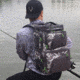 Evolution Outdoor Large Mouth Double Decker Tackle Backpack, Mossy Oak Elements / Grey / White / Green, 18in x 16in x 7.5in, 34002-EV