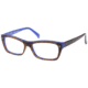Exces 3102 Eyeglasses - Demi Amber-Blue Frame w/ Clear Lenses,Size 53-16-135 3102-142