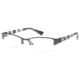 Exces 3110 Eyeglasses - Grey Frame w/ Clear Lenses,Size 52-19-140 3110-553