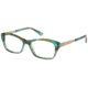 Exces 3129 Progressive Prescription Eyeglasses, Green/Gold Frame, EX3129831PR