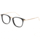 Exces Slim Fit 10 Eyeglasses, Mens, Black, 49-21-145, SF10501