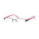 Exces Eyeglasses 3055 with Lined Bifocal Rx Prescription Lenses, Select Frame Color Black-Ruby Frame