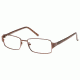 Exces Princess 119 Single Vision Prescription Eyeglasses, Brown Frame, EXP119343SV