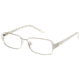 Exces Princess 119 Single Vision Prescription Eyeglasses, Silver/Pearl Frame, EXP119173SV