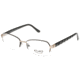 Exces Princess 134 Single Vision Prescription Eyeglasses, Black/Gold Frame, EXP134201SV