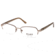Exces Princess 134 Single Vision Prescription Eyeglasses, Brown/Gold Frame, EXP143202SV