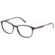 Exces SlimFit 1 Bifocal Prescription Eyeglasses, Shiny Black/Burgundy Frame, SF1165BI