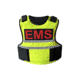 ExecDefense USA EMS Ballistic Vest, III-A, High-Vis Yellow, M, EXV-E22-M