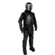 ExecDefense USA TURBO-X Riot Suit, Black &amp; Dark Navy Blue, Universal Size, TURBO-X