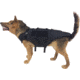 ExecDefense USA Dog Canine, K9 Bulletproof Vest, Black, Large Size, Larger Breeds, E-BEDV-L