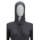 ExOfficio BugsAway Lumen Full Zip Hoody - Women's, Carbon, XL, 21113285-9703-XL