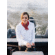 ExOfficio BugsAway Lumen Full Zip Hoody - Womens, White, Extra Large, 2111-9716-1000-XL
