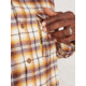 ExOfficio BugsAway Redding Midweight Flannel Long Sleeve - Mens, Dijon, Small, 1101-3352-2600-S