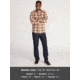 ExOfficio BugsAway Redding Midweight Flannel Long Sleeve - Mens, Gold Flame, Small, 1101-3352-2304-S