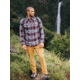 ExOfficio BugsAway Redding Midweight Flannel Long Sleeve - Mens, Vineyard, Extra Large, 1101-3352-3603-XL