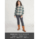 ExOfficio Demo, BA Redding Mdwt Flannel Long Sleeve - Womens, Ballet, Medium, 2101-3365-Ballet-M-DM