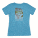 ExOfficio Demo, Escape Tee Short Sleeve Shirt - Women's, Atlantic Heather, Medium, 2012-3363-ATLTICHTHR-M-DM