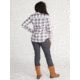 ExOfficio Demo, Madison Midwght Flannel Long Sleeve - Women's, White, Medium, 2001-3358-White-M-DM