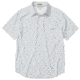 ExOfficio Estacado Short Sleeve Shirt - Mens, Oyster Micro Fish, Large, 1002-3249-7307-L