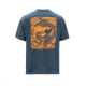 ExOfficio Excursion Short Sleeve Tee, Navy Heather, M, 10123274-5640-M