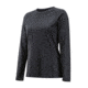 ExOfficio Give-N-Go Perf Base Layer Crew - Women's, Black, Extra Small, 2244-2973-Black-XL