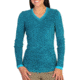 ExOfficio Irresistible Neska V-Neck Sweater - Women's-Aquatic-Small