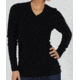 ExOfficio Irresistible Neska V-Neck Sweater - Women's-Black-Medium
