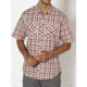 ExOfficio Jenever Midi Plaid Short-Sleeve Shirt - Men's-Habanero-Medium