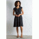 ExOfficio Kizmet Cross-Front Dress Women's, Black, 6 20613100-9999_6