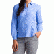 ExOfficio Lightscape Long Sleeve Shirt - Women's-Cornflower-X-Large