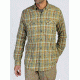 Minimo Plaid Long Sleeve Shirt - Mens -Thyme-Small