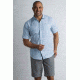 ExOfficio Salida Ombre Plaid Short Sleeve Shirt Men's, Breeze, L 10023146-5047_L