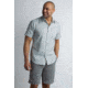 ExOfficio Soft Cool Avalon Short Sleeve Shirt Men's, Sage Gray, XL 10023124-9214_XL