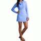 ExOfficio Sol Cool Performance Hoody Dress - Women's-Cornflower-Small