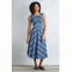 ExOfficio Wanderlux Cap Sleeve Midi Dress Women's, Batik Print, M 20613102-7251_M