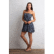 ExOfficio Wanderlux Print Tank Dress - Womens, Carbon, Medium, 20612810-9703-M