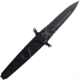 Extrema Ratio BD2 Contractor Linerlock Black Folding Knife, 3.75 black MIL-C-13924 burnished partially serrat, Black anodized aluminum handle, 0229BLK
