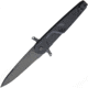 Extrema Ratio BD2 Linerlock Lucky Folding Knife, 3.75in Bohler N690 SS Blade, Black Anodized Aluminum Handle, Pocket Clip, Black Mil-C-13924 Burnished Blade, Black, 0228-BLK