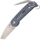 Extrema Ratio BF2V Linerlock w/Marlin Spike Folding Knife,2.5in,Bohler N-690 Steel,Tanto,Gray,Aluminum Handle EX135BF2V
