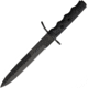 Extrema Ratio C.N.1 Operativo Knife, 7.63 black MIL-C-13924 burnished Bohler N690 stai, Black finger grooved Forprene handle, 0190-BLKOP