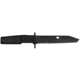 Extrema Ratio Fulcrum Combat Knife Fixed Blade Knife, 7.13 in, Bohler N690 Stainless Blade, Tanto Blade, Black Forprene Handle, 04.1000.0304/BLK
